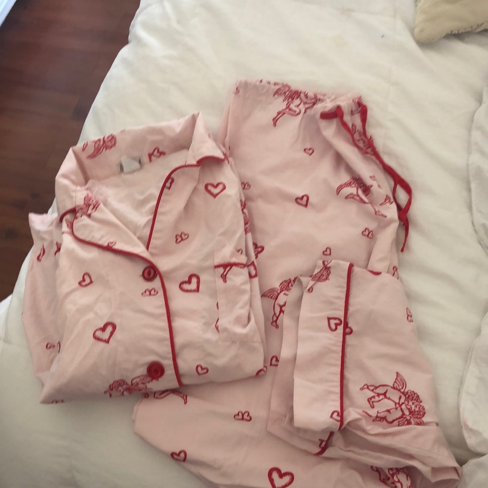 Bed Head Cupid Pink Pajamas. Cotton. Large.